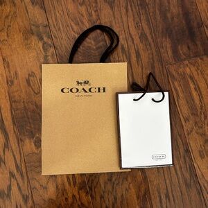 2 Coach shopping bag